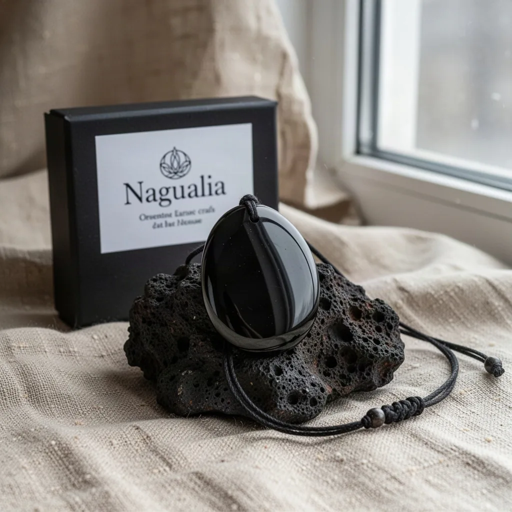 Amuleto de Obsidiana Negra Nagualia